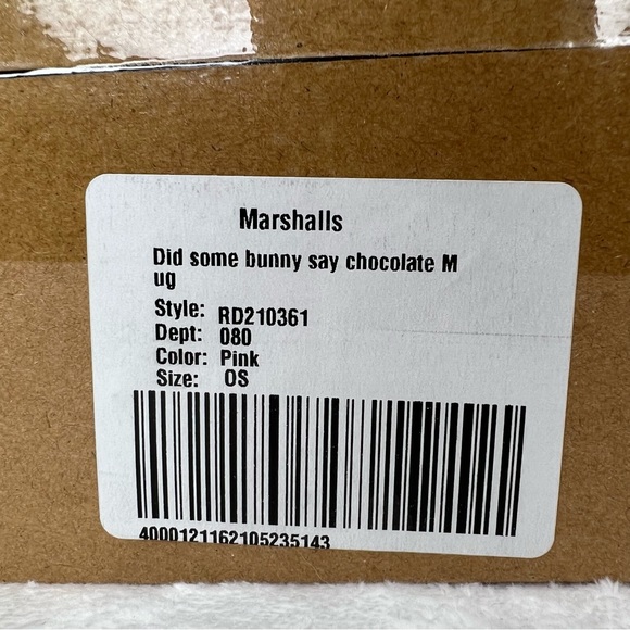 ❌SOLD❌ Rae Dunn Coffee Mug DID SOME BUNNY SAY CHOCOLATE Coaster Lid Easter Pink - Picture 16 of 17